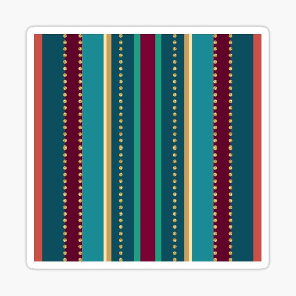 Item preview, Warm Bohemian Bold Stripes designed and sold by webgrrl.