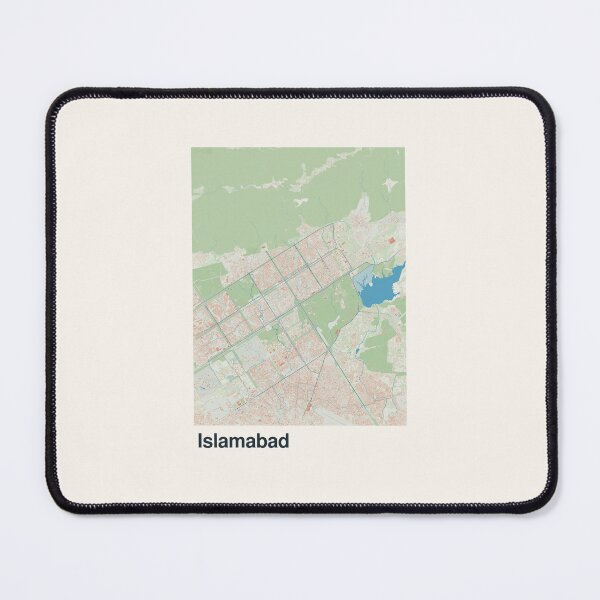 Item preview, Islamabad Minimalistic Map Art designed and sold by MapsNerd.