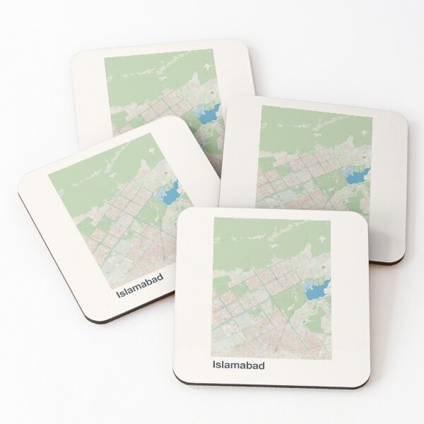 Item preview, Islamabad Minimalistic Map Art designed and sold by MapsNerd.