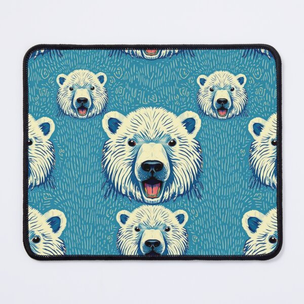Item preview, Polar Bear Head Pattern designed and sold by pUNKnown.