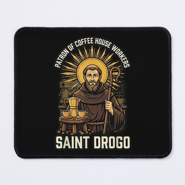 Item preview, Saint Drogo Patron of Coffee House Workers Catholic designed and sold by geronkagogo.