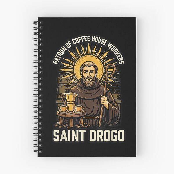 Item preview, Saint Drogo Patron of Coffee House Workers Catholic designed and sold by geronkagogo.