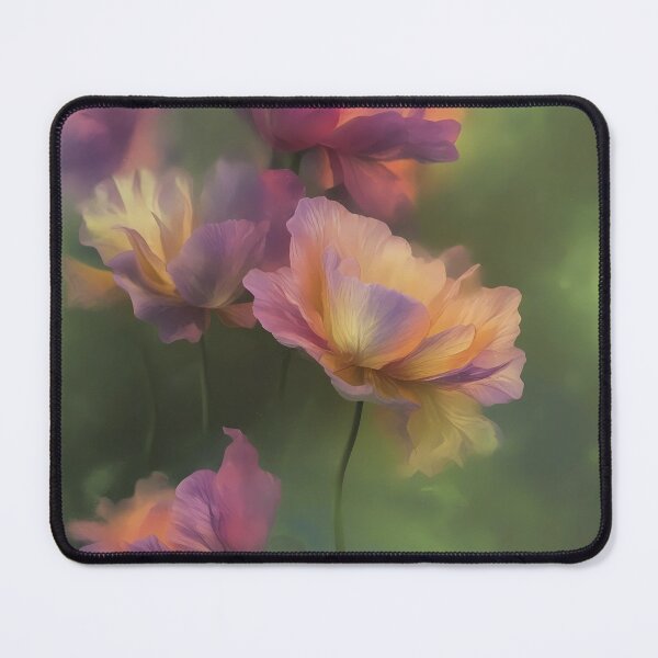 Item preview, Soft Pastel Ethereal Blooms - Dreamy Impressionist Botanical Art designed and sold by Marip1974.