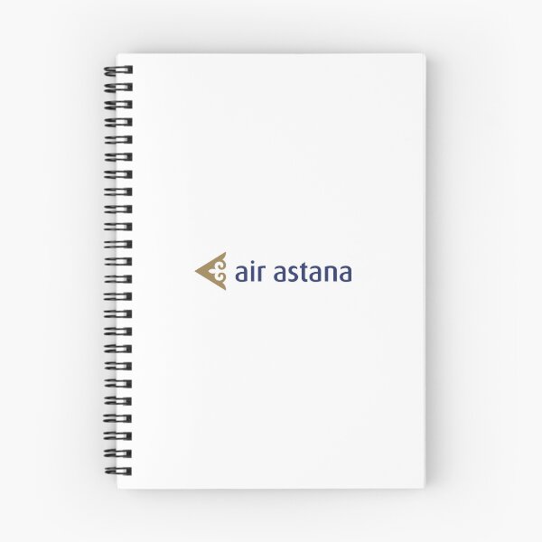 Item preview, Air Astana Logo - Golden Ornamental Emblem and Navy Wordmark Kazakhstan Flag Carrier designed and sold by florian85.