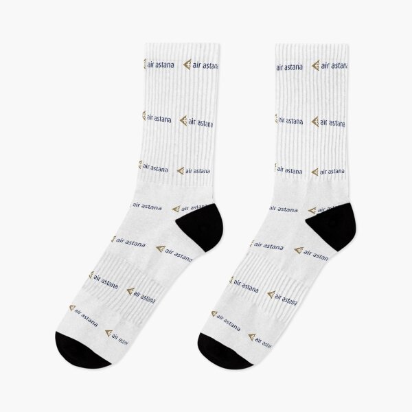 Item preview, Air Astana Logo - Golden Ornamental Emblem and Navy Wordmark Kazakhstan Flag Carrier designed and sold by florian85.