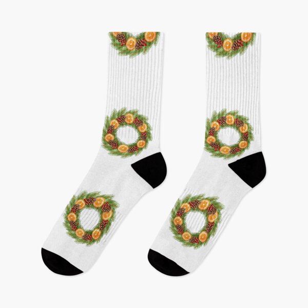 Item preview, Corona navideña con piñas y naranja designed and sold by Ms. Iryna.