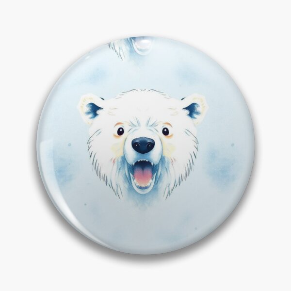 Item preview, Polar Bear Head Pattern designed and sold by pUNKnown.
