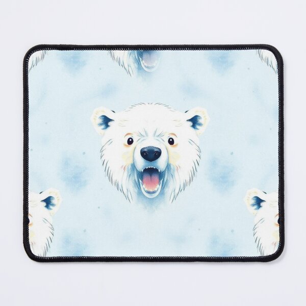 Item preview, Polar Bear Head Pattern designed and sold by pUNKnown.