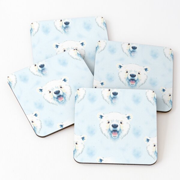 Item preview, Polar Bear Head Pattern designed and sold by pUNKnown.