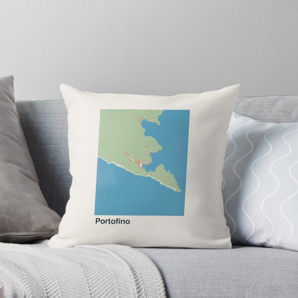 Item preview, Portofino Minimalistic Map Art designed and sold by MapsNerd.