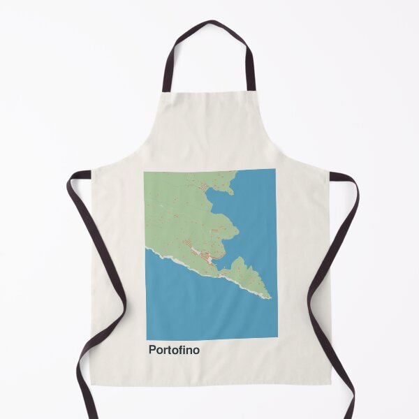 Item preview, Portofino Minimalistic Map Art designed and sold by MapsNerd.