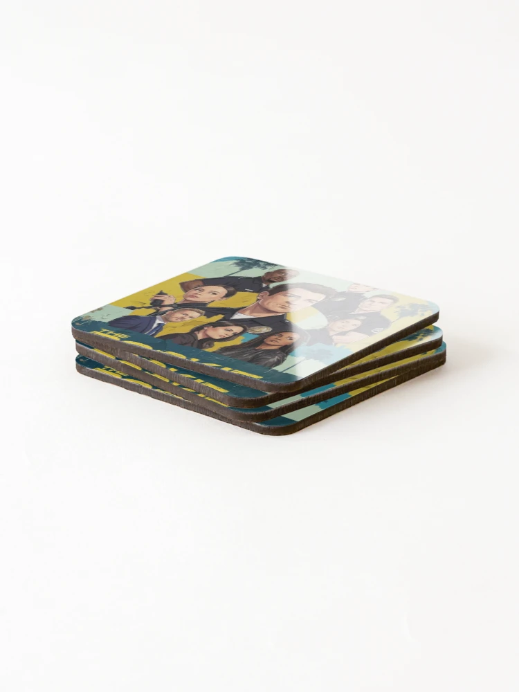 Thumbnail 4 of 5, Coasters (Set of 4), The Rookie  designed and sold by ModMonochrome.