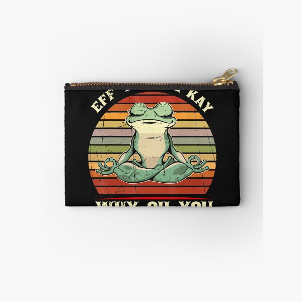 Item preview, Eff You See Kay Why Oh You Meditating Frog Sarcastic Humor designed and sold by Moscettakkk.