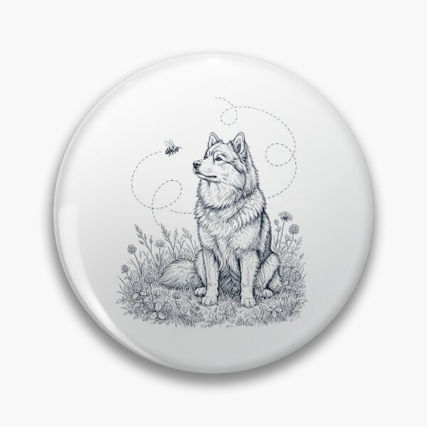 Artikelvorschau, Finnischer Lapphund, Hummel, Honigbiene, Hundeliebhaber entworfen und verkauft von dian-rody-crest.