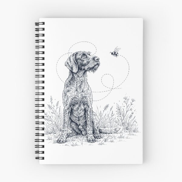 Item preview, German Wirehaired Pointer Bumble Bee Honeybee Dog Lover designed and sold by dian-rody-crest.