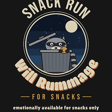 Imagen de la obra Will Rummage for Snacks Funny Raccoon Trash Can de somebasic