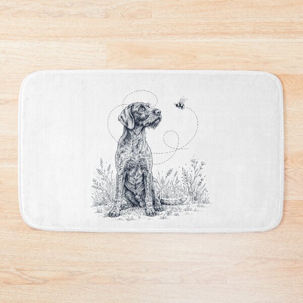Item preview, German Wirehaired Pointer Bumble Bee Honeybee Dog Lover designed and sold by dian-rody-crest.