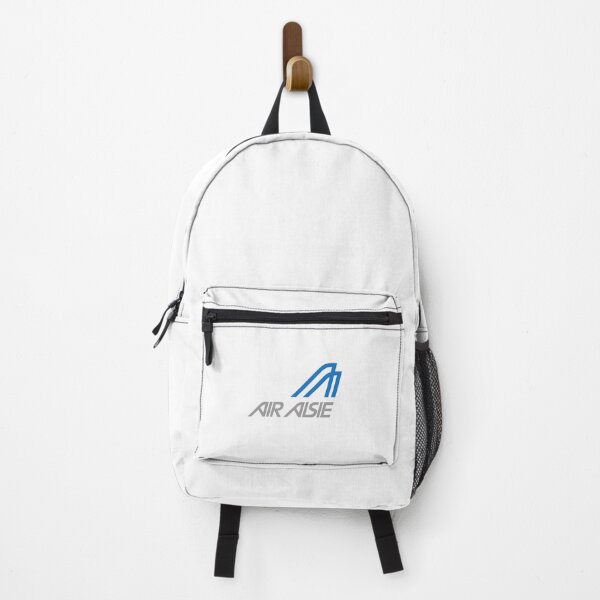 Item preview, Air Alsie Logo - Blue Aircraft Tail Symbol with Gray Italic Wordmark Danish Airline designed and sold by florian85.