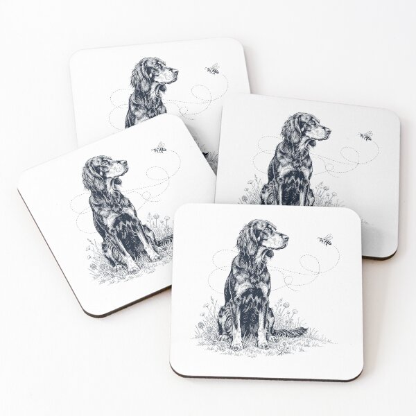 Artikelvorschau, Gordon Setter, Hummel, Honigbiene, Hundeliebhaber entworfen und verkauft von dian-rody-crest.