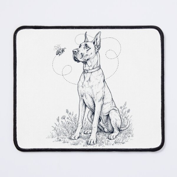 Artikelvorschau, Deutsche Dogge, Hummel, Honigbiene, Hundeliebhaber entworfen und verkauft von dian-rody-crest.