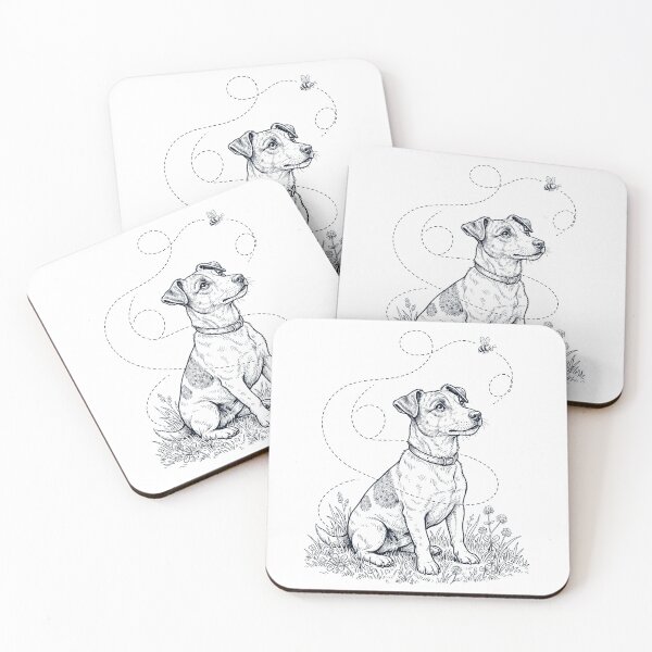 Artikelvorschau, Jack Russell Terrier, Hummel, Honigbiene, Hundeliebhaber entworfen und verkauft von dian-rody-crest.