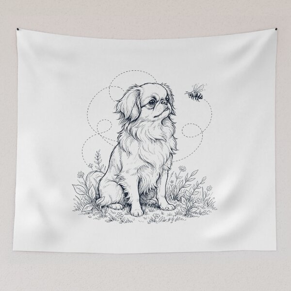 Item preview, Japanese Chin Bumble Bee Honeybee Dog Lover designed and sold by dian-rody-crest.