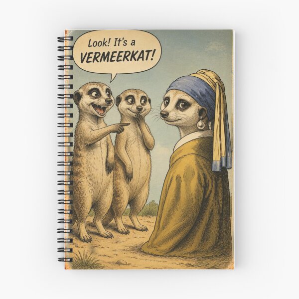 Aperçu de l'œuvre Carte postale de bord de mer : Vermeerkat créée et vendue par halibutgoatramb.