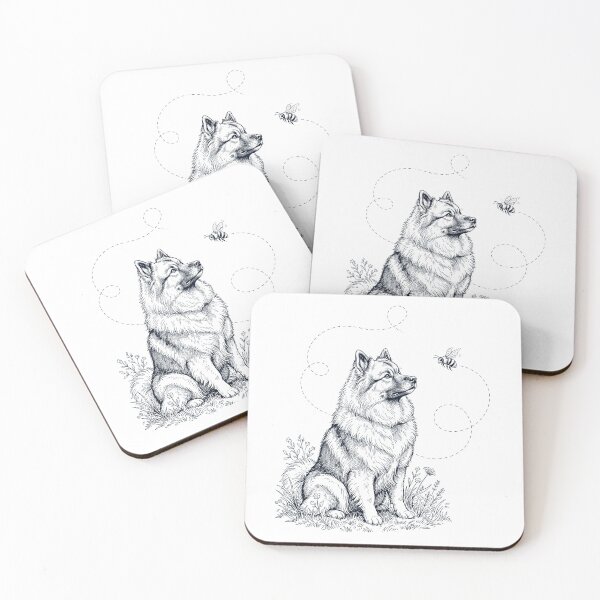 Aperçu de l'œuvre Keeshond Bumble Bee Honeybee Dog Lover créée et vendue par dian-rody-crest.