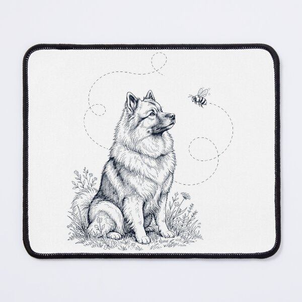 Item preview, Keeshond Bumble Bee Honeybee Dog Lover designed and sold by dian-rody-crest.