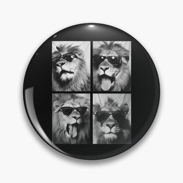 Item preview, Funny Expressive Lions Sunglasses Big Cat Wildlife Lover designed and sold by Moscettakkk.