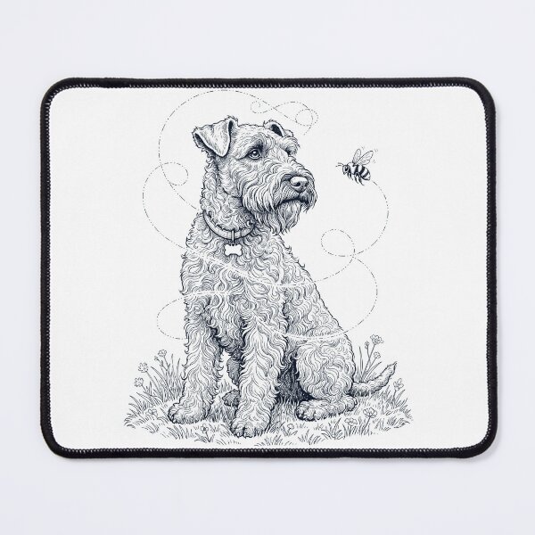 Artikelvorschau, Kerry Blue Terrier, Hummel, Honigbiene, Hundeliebhaber entworfen und verkauft von dian-rody-crest.