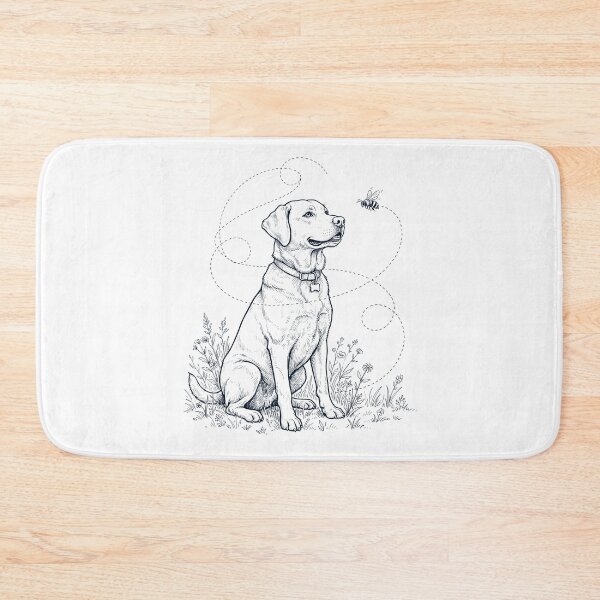 Artikelvorschau, Labrador Retriever, Hummel, Honigbiene, Hundeliebhaber entworfen und verkauft von dian-rody-crest.