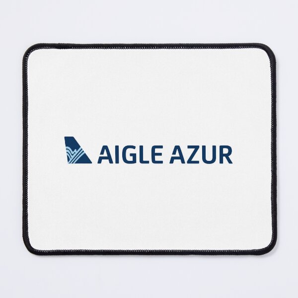 Item preview, Aigle Azur Logo - Navy Blue Tail Fin Emblem with Light Blue Waves French Airline designed and sold by florian85.