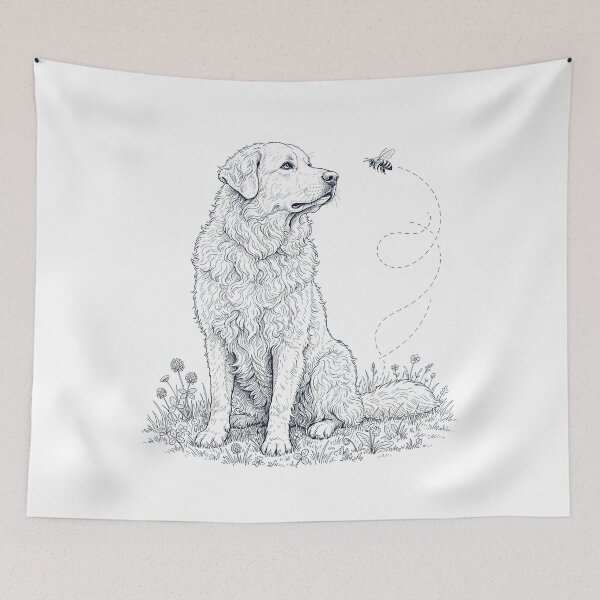 Item preview, Maremma Sheepdog Bumble Bee Honeybee Dog Lover designed and sold by dian-rody-crest.