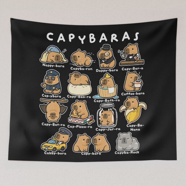 Item preview, Capybaras Funny Capybara Lovers Cute Animal Fan Gift designed and sold by Moscettakkk.