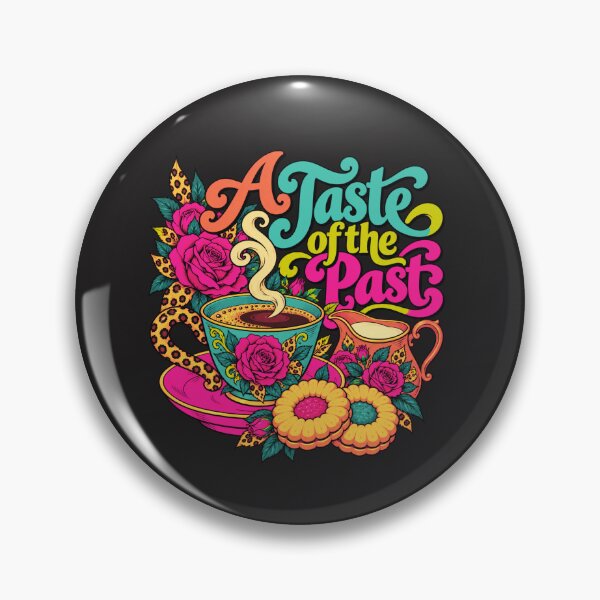 Item preview, A Taste of the Past – Retro Coffee & Roses designed and sold by Aimetoi.