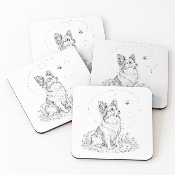Item preview, Papillon Bumble Bee Honeybee Dog Lover designed and sold by dian-rody-crest.