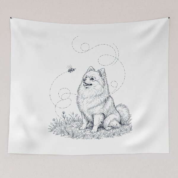 Item preview, Pomeranian Bumble Bee Honeybee Dog Lover designed and sold by dian-rody-crest.