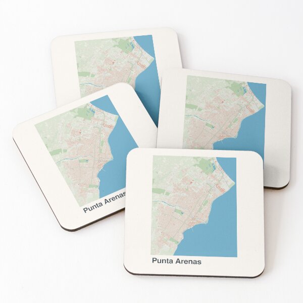 Item preview, Mapa minimalista de Punta Arenas designed and sold by MapsNerd.