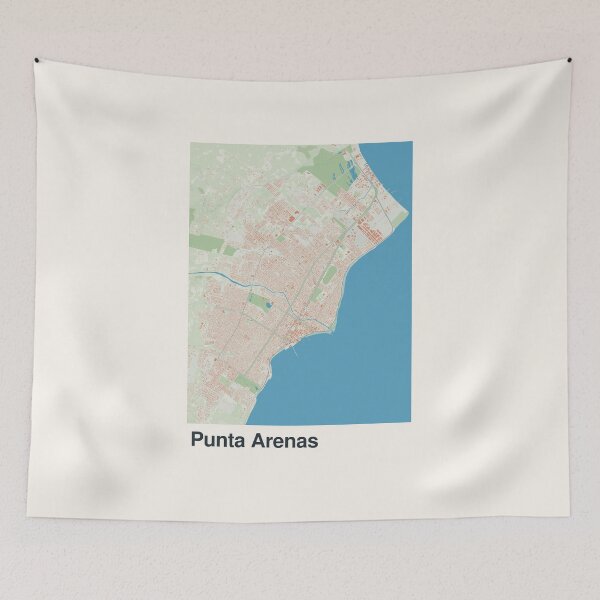 Item preview, Punta Arenas Minimalistic Map Art designed and sold by MapsNerd.