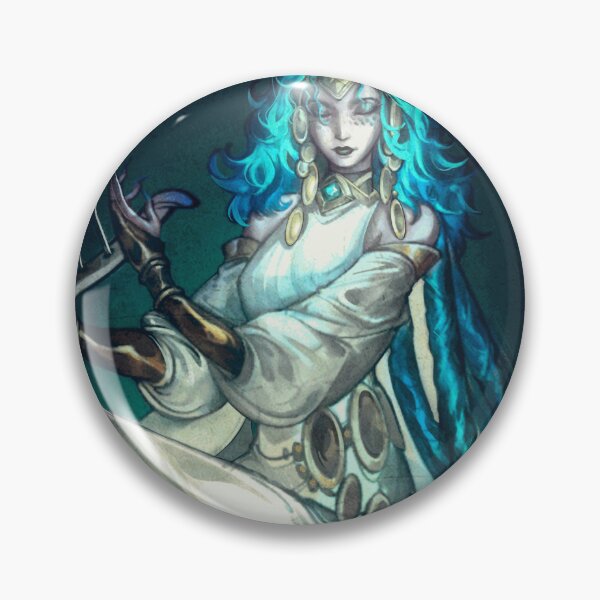 Item preview, Blue Haired Bard Playing Her Harp designed and sold by FlorimoCattela.