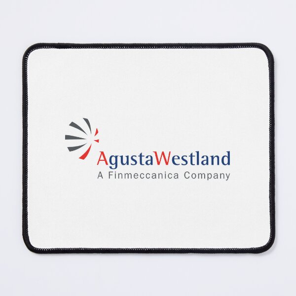 Item preview, AgustaWestland Logo - Helicopter Manufacturer Red and Blue Brand with Finmeccanica Tagline designed and sold by florian85.