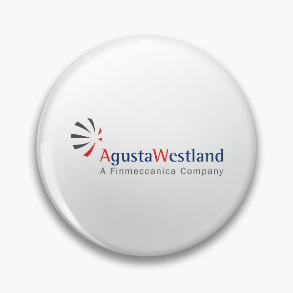 Item preview, AgustaWestland Logo - Helicopter Manufacturer Red and Blue Brand with Finmeccanica Tagline designed and sold by florian85.