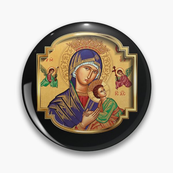 Item preview, Our Lady of Perpetual Help Blessed Mother Mary Catholic Icon designed and sold by geronkagogo.