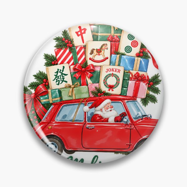 Item preview, Santa’s Mahjong Gift Delivery Christmas Holiday Mahjong Lover designed and sold by SavannahCampbel.