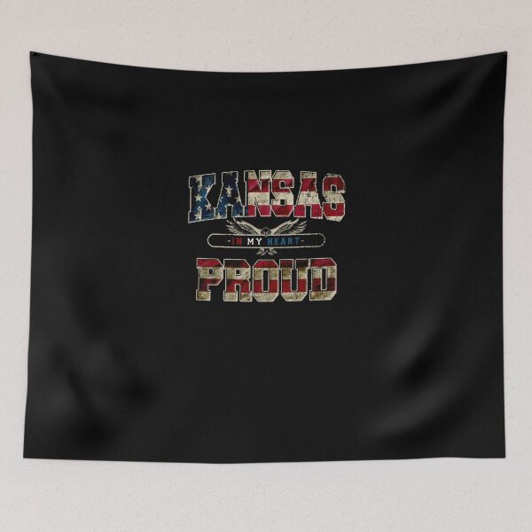 Item preview, Kansas in my heart Proud Strong Awesome Design Gift America designed and sold by djpraxis.