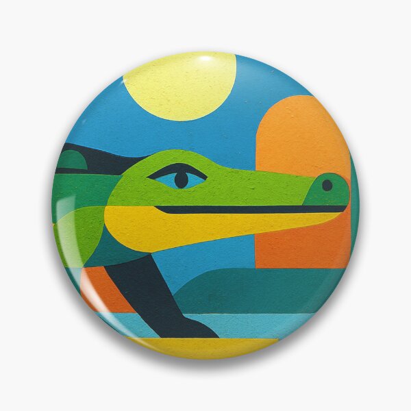 Item preview, Crocodile - a Geometric illustration. designed and sold by GalleryKauffeld.