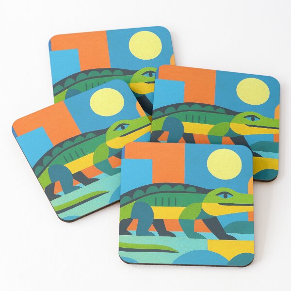 Item preview, Crocodile - a Geometric illustration. designed and sold by GalleryKauffeld.