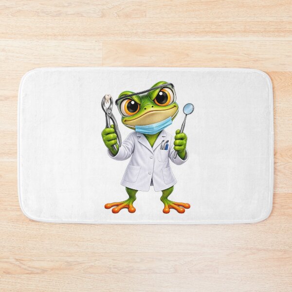Item preview, Funny Frog Dentist – Frog Dentist Cartoon, Dental Humor designed and sold by SmilefromAlex.