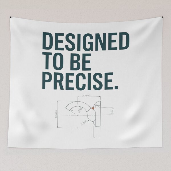 Item preview, Designed to Be Precise CAD Engineer Technical Design designed and sold by Amr Darwish Graphic designer.